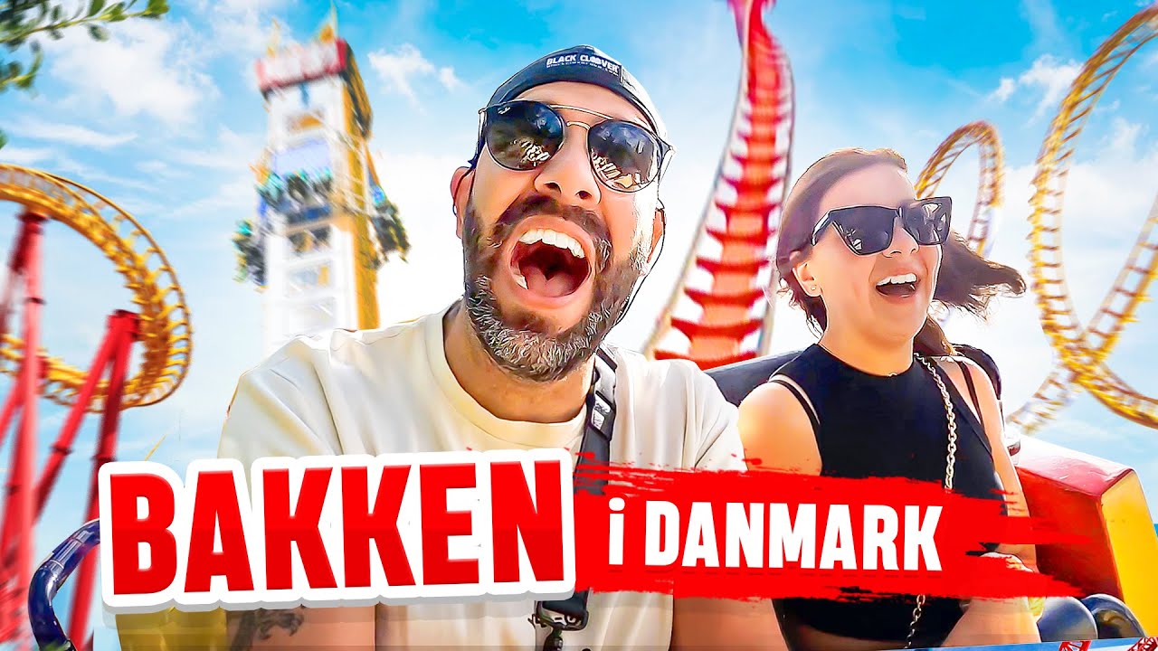 VI ÅKER TILL TIVOLI I DANMARK *Elize ÅKER STORA BERG & DALBANA*
