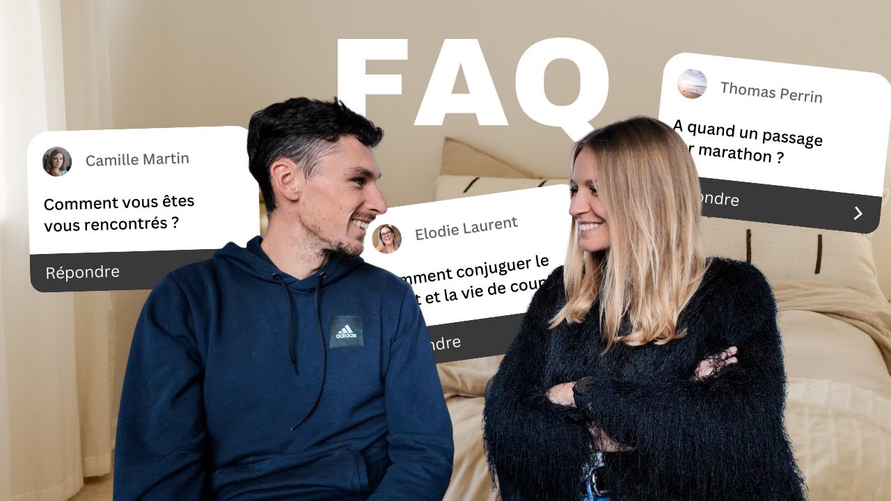 👩🏼‍❤️‍👨🏻 FAQ : COURSE À PIED, COUPLE, TCA...