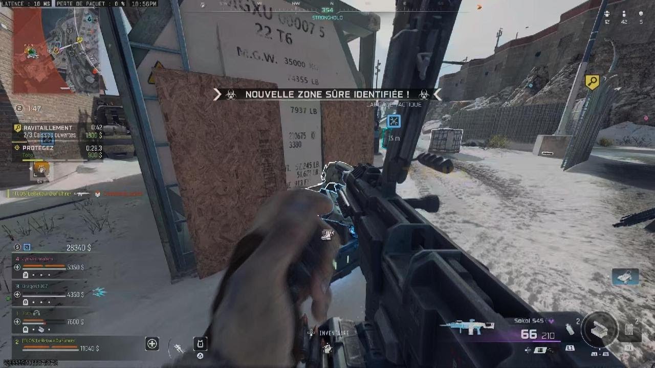 Call of Duty WarZone résurgence top 1 avec 2 kill finale et un très joli top 2
