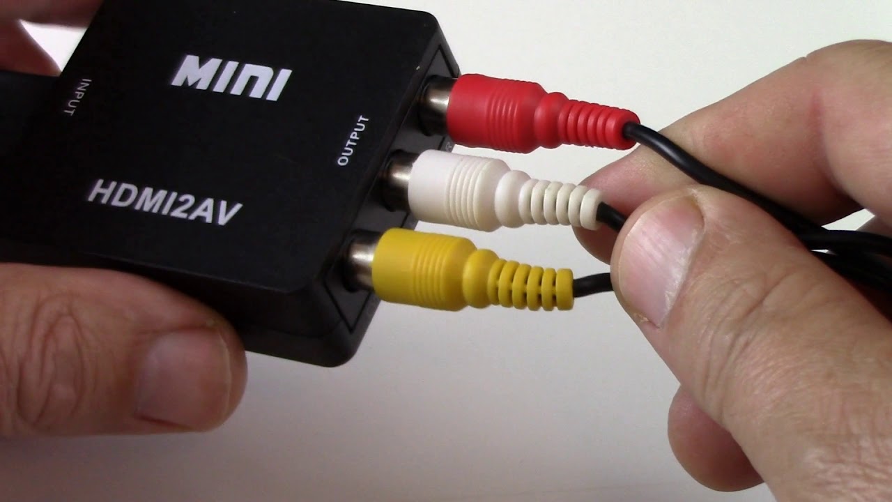 Как преобразовать HDMI в RCA