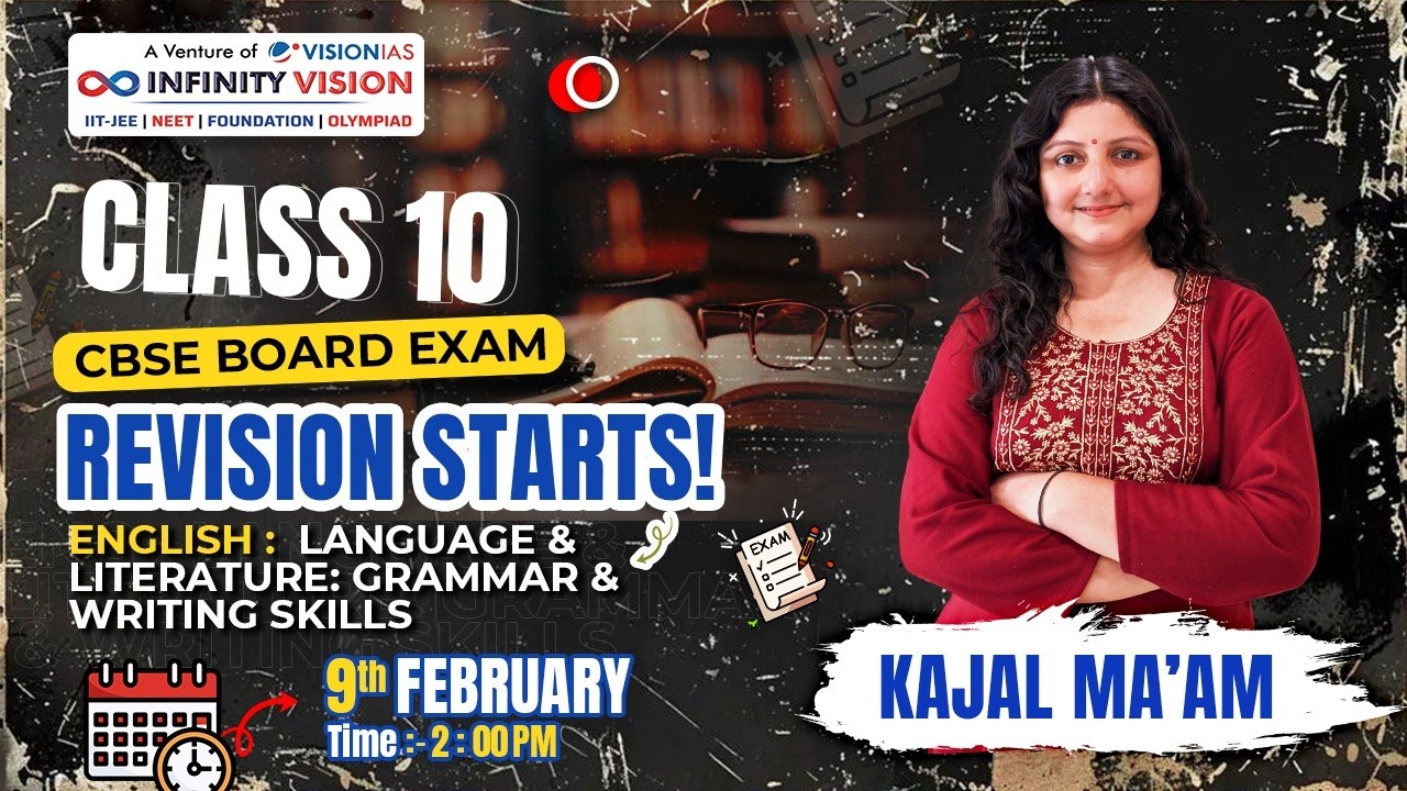 Class 10 CBSE English Revision | Language & Literature : Grammar & Writing Skills | Board Exams 2026