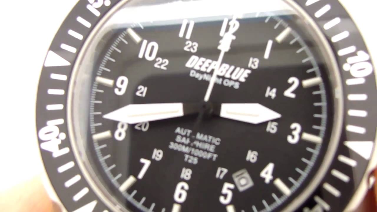 Deep Blue Day Night Ops Watch