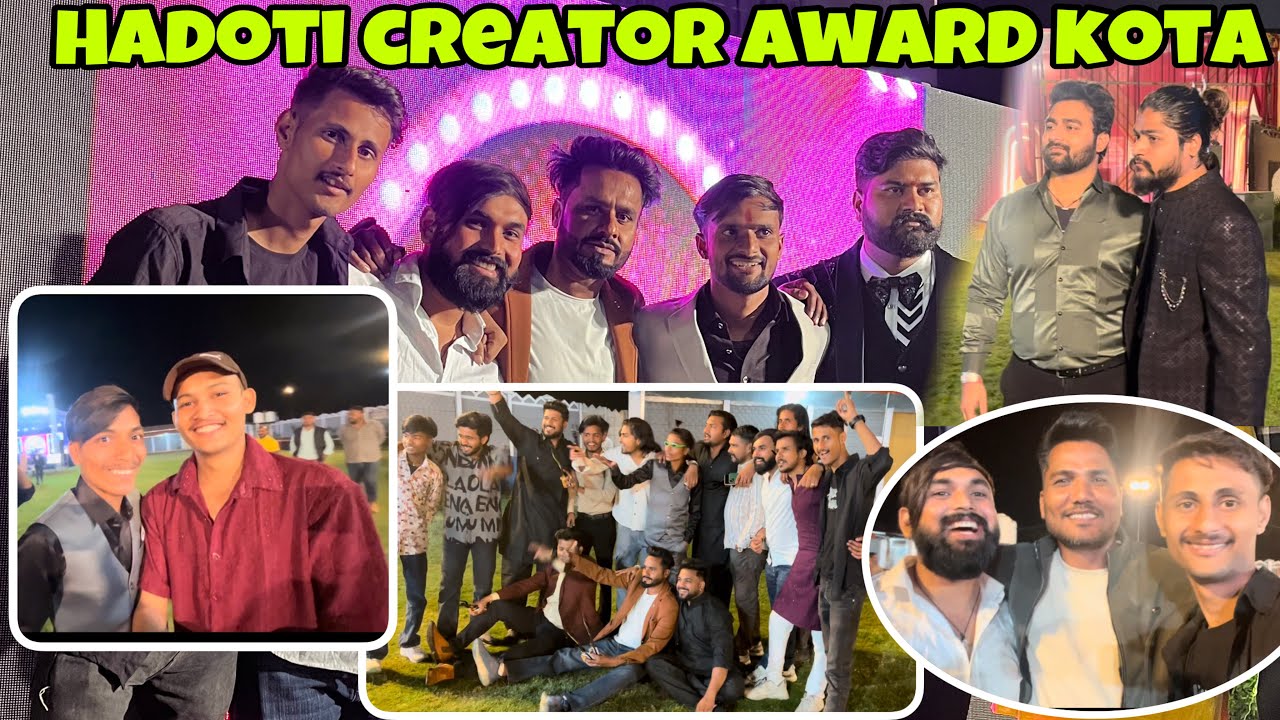 HADOTI CREATOR AWARD KOTA || totally fun #kota  #kotavlog #rajasthanvlog