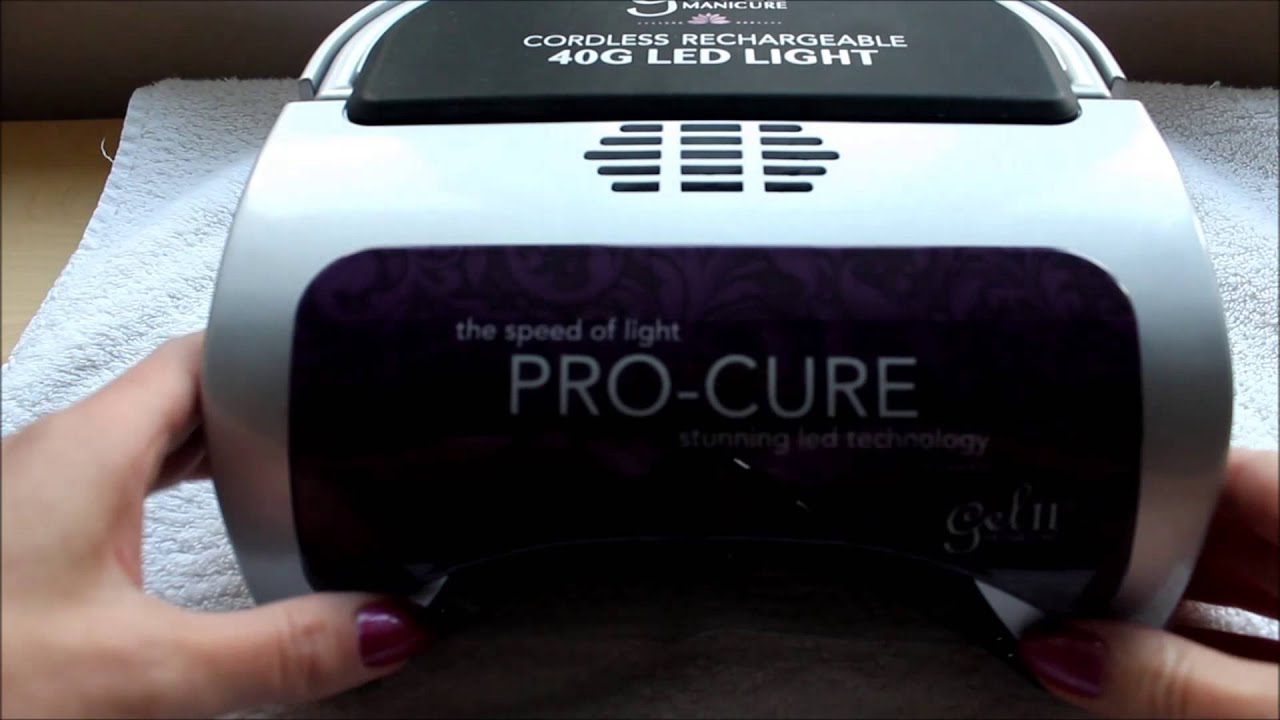 GEL II MANICURE Cordless Rechargeable  40G LED Light