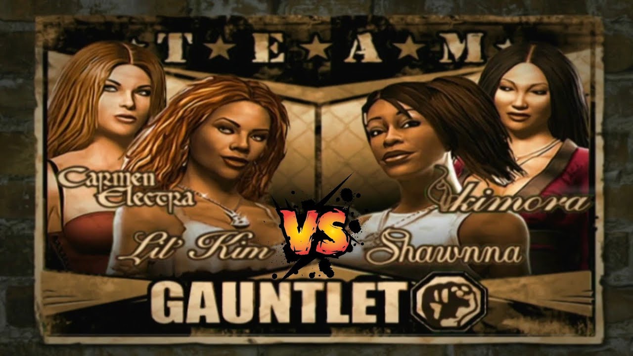 Def Jam Fight For NY | CARMEN ELECTRA & LIL KIM vs SHAWNNA & KIMORA | HARD! (PS3 1080p)
