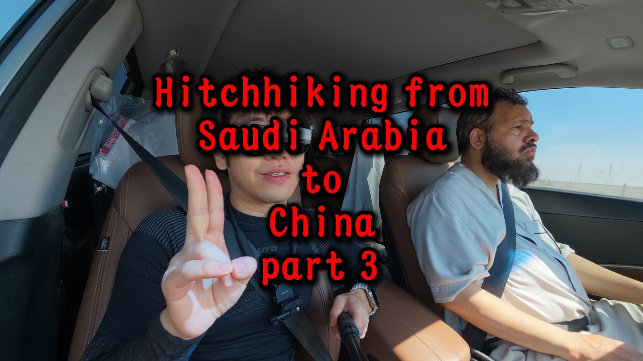 What’s It Like Hitchhiking from Saudi Arabia Back to China? (Part 3) | 800km of Kindness to Madinah