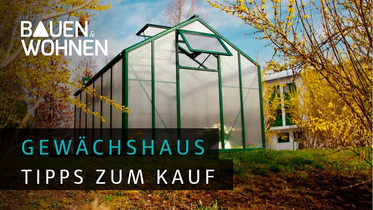 Garten: Gewächshaus kaufen - wertvolle Tipps zum Kauf | BAUEN & WOHNEN