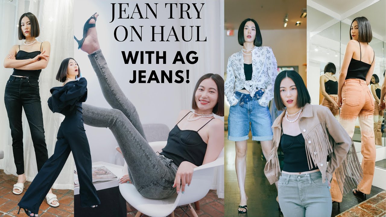 Huge try on haul with AG Jeans!
