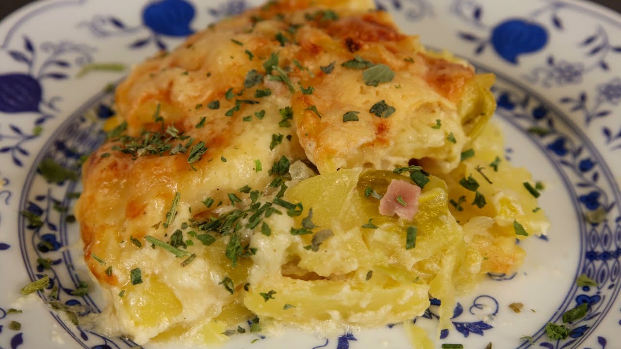 Goldbrauner Kartoffel-Rosenkohl-Auflauf So gelingt er garantiert