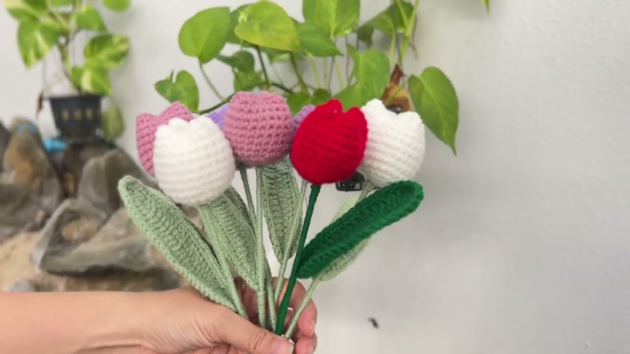 Bloom with Yarn: A Step-by-Step Guide to Crocheting Tulips