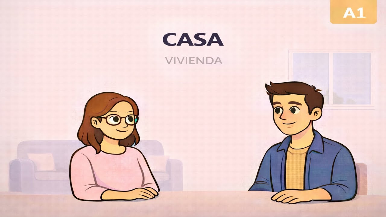 En casa y la vivienda | Español fácil A1 | Práctica de escucha