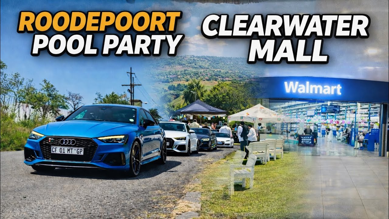 AUDI CONVOY 🚗🔥 Pool Party Vibes | Clearwater Mall Takeover