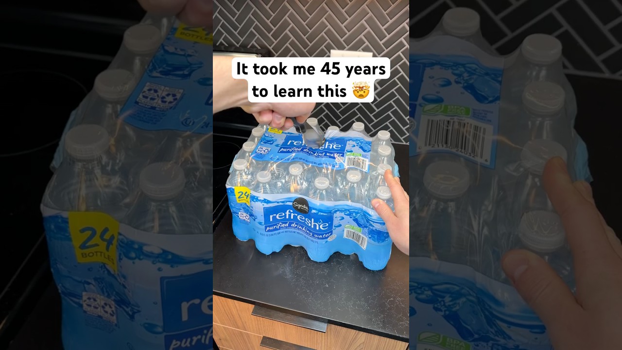 Crazy water bottle life hack 💦 