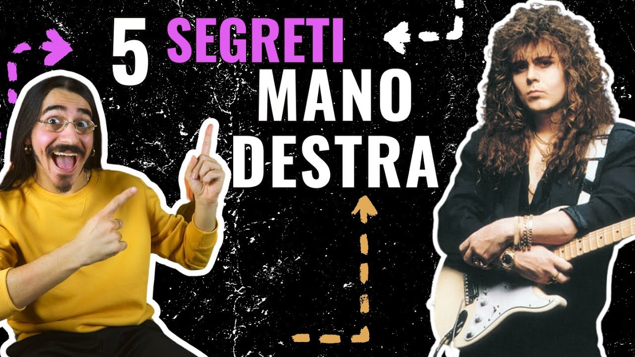 MANO DESTRA chitarra elettrica: 5 COSIGLI per migliorare la tecnica + lick PLETTRATA ALTERNATA