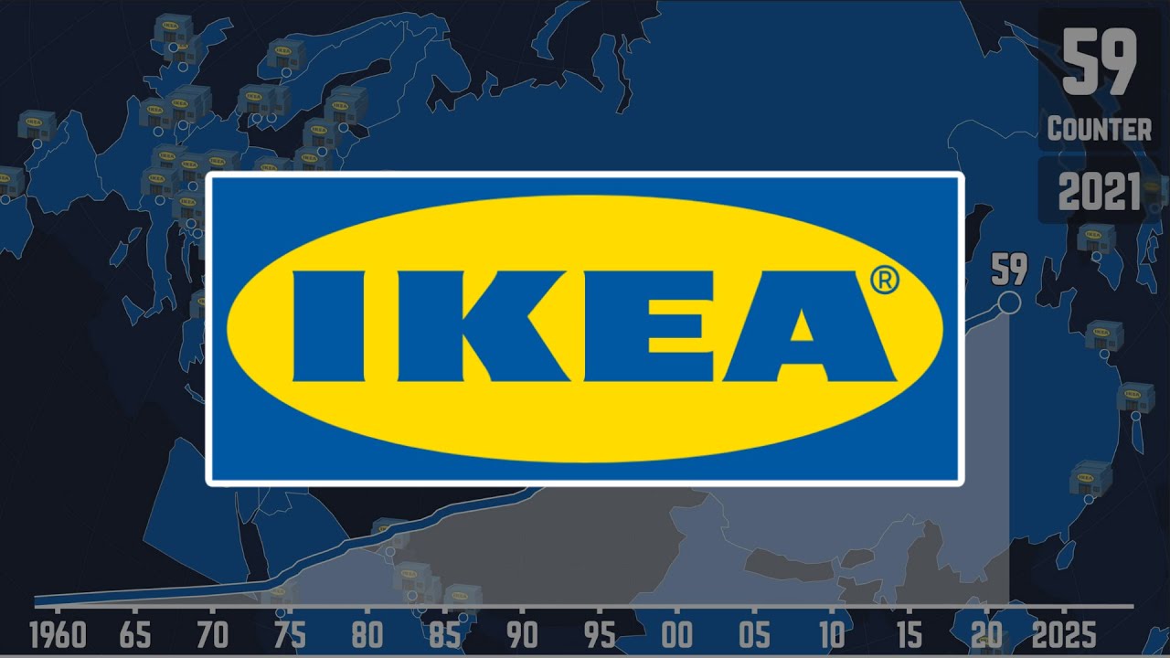 IKEA's Global Expansion, Mapped (1958–2029)