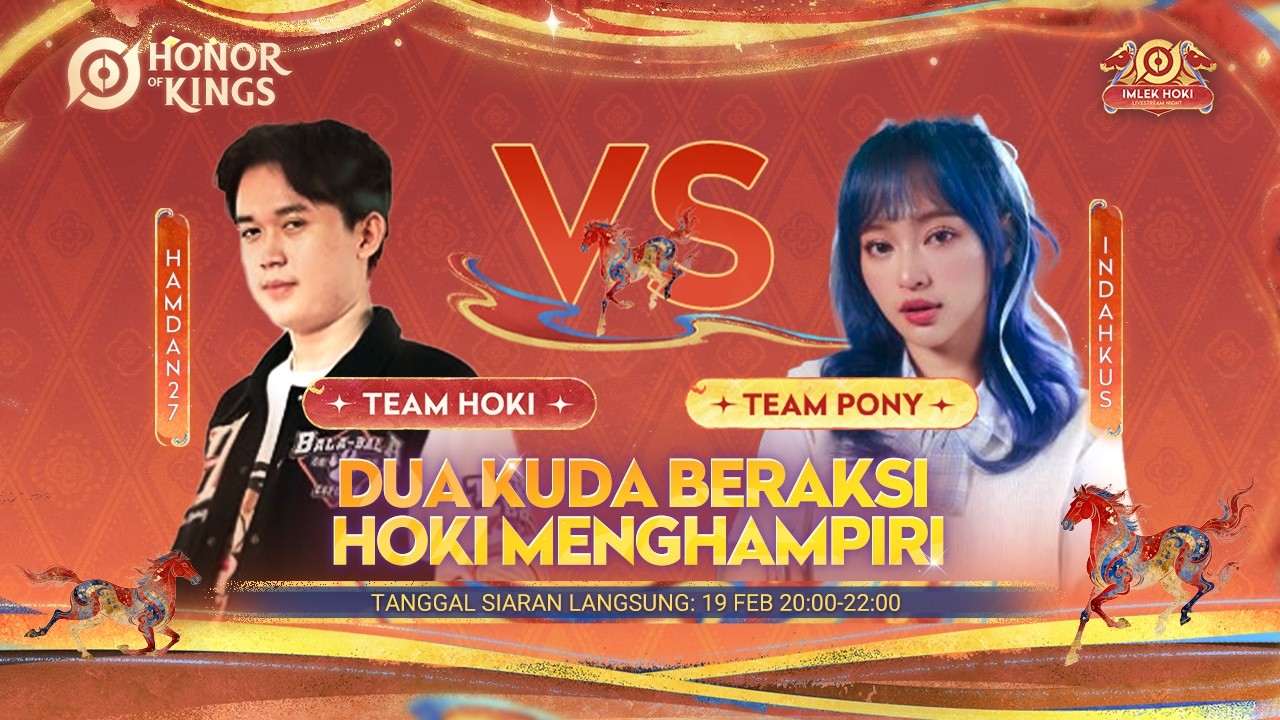 🐎 Team HOKI 🆚 Team PONY  Rebut Skin Tahun Kuda GRATIS! 🔥