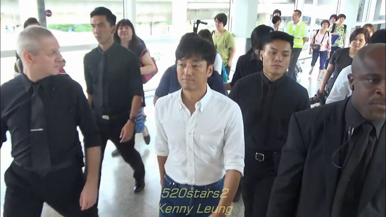 池珍熙Ji Jin Hee(지진희) Attend HKTB Events in Hong Kong Airport 20150725