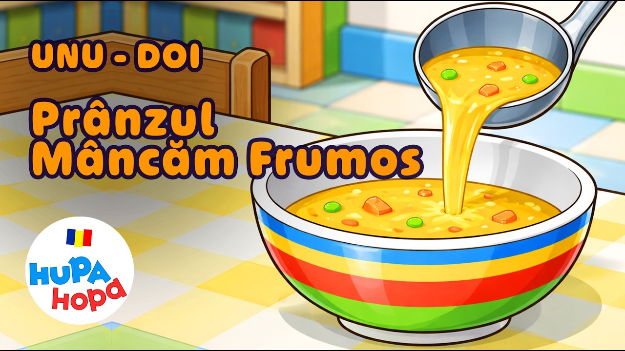 Unu-doi! Mâncăm Frumos | Cântec educativ | Hupa Hopa pentru copii