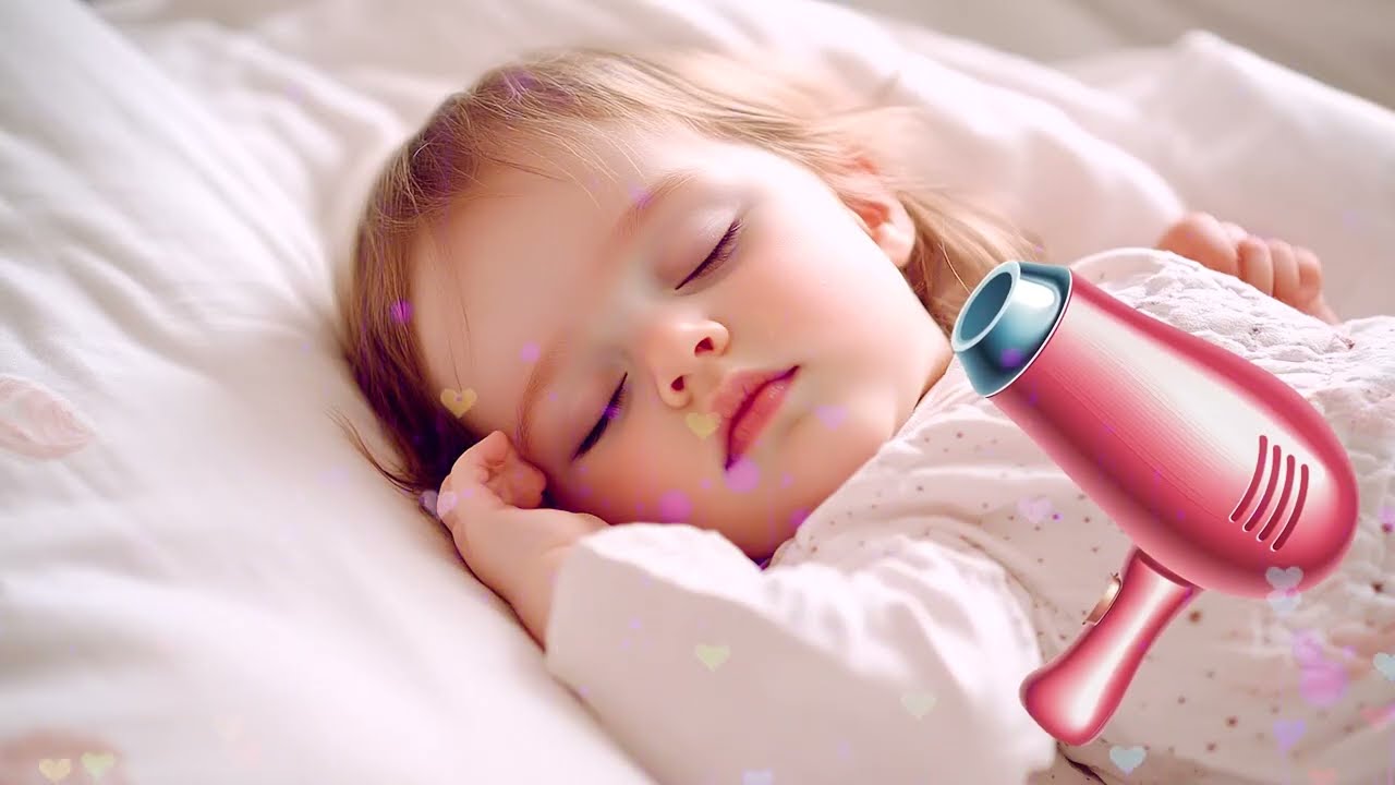 🎶Baby Sleep Instantly | ไม่มีโฆษณา แทรกแซงการหลับ | Sounds Dryer Relax Sleep