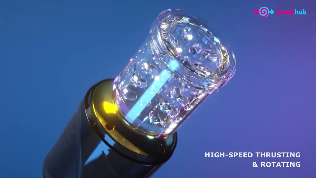 Rotating and Thrusting Masturbation Cup with Suction Base gives you explosive orgasm