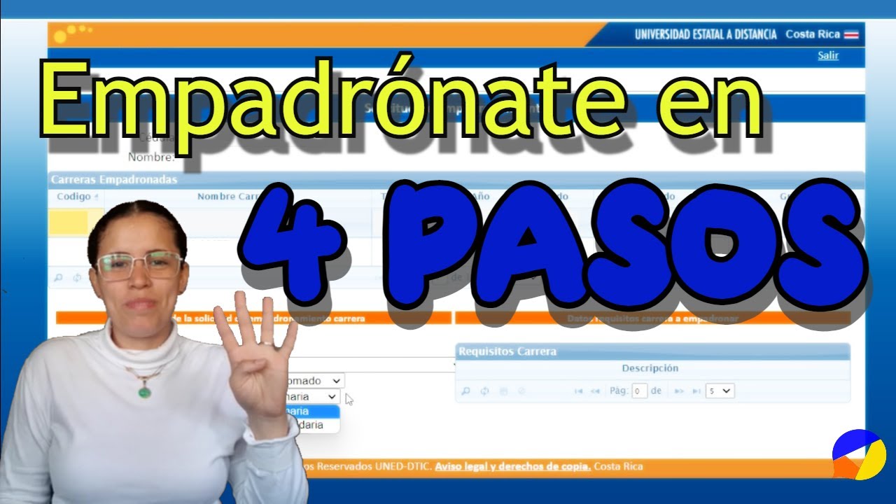 ✅Empadronamiento de la CARRERA UNED en 4 PASOS ▶️