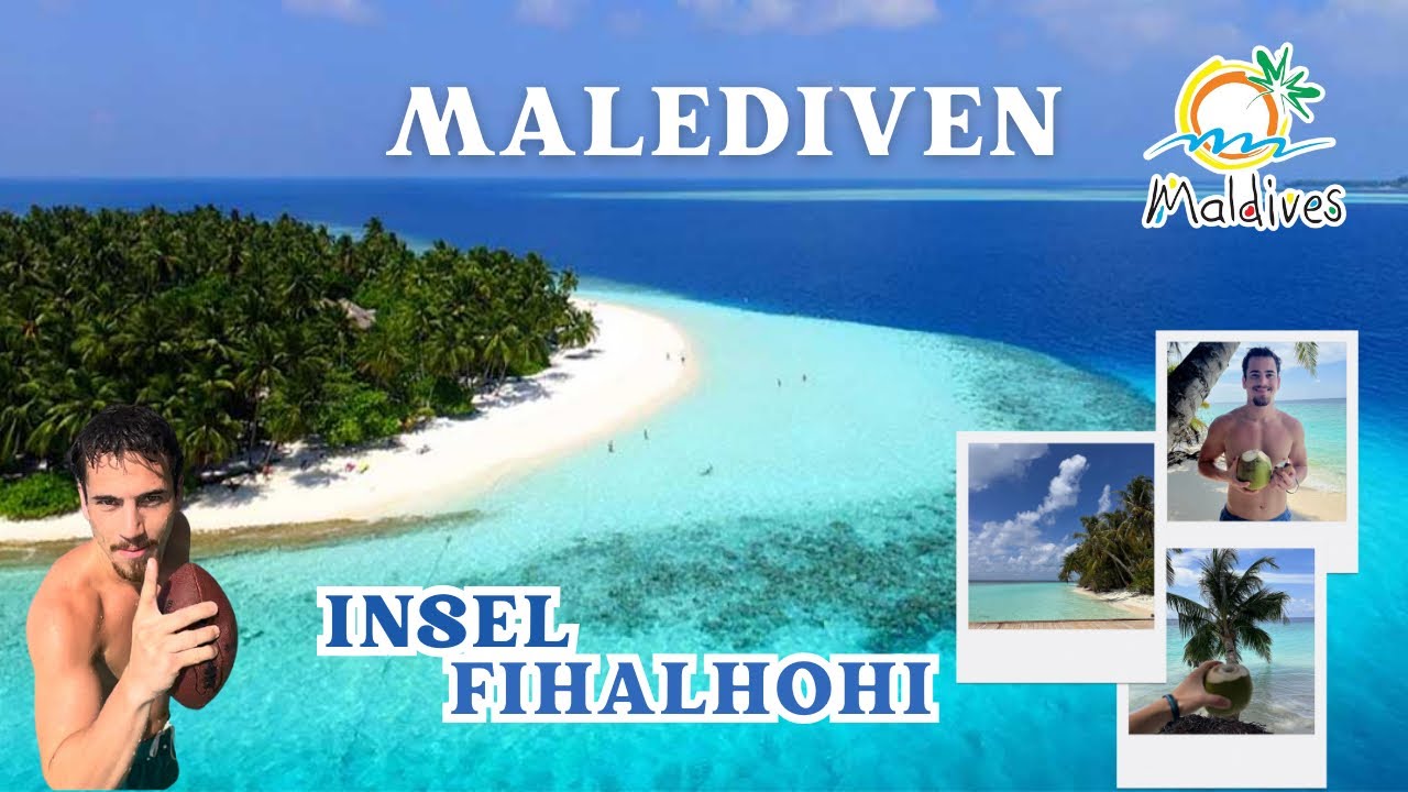 🌴 Malediven Insel Fihalhohi Rundgang 🏝️ Traumhaftes Meer & Paradies zum Staunen! 