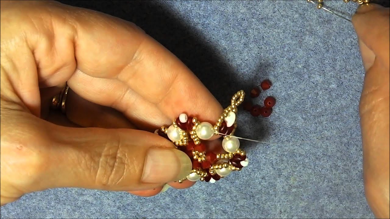 Anniversary Wishes Pendant Beading Video Tutorial by Ezeebeady