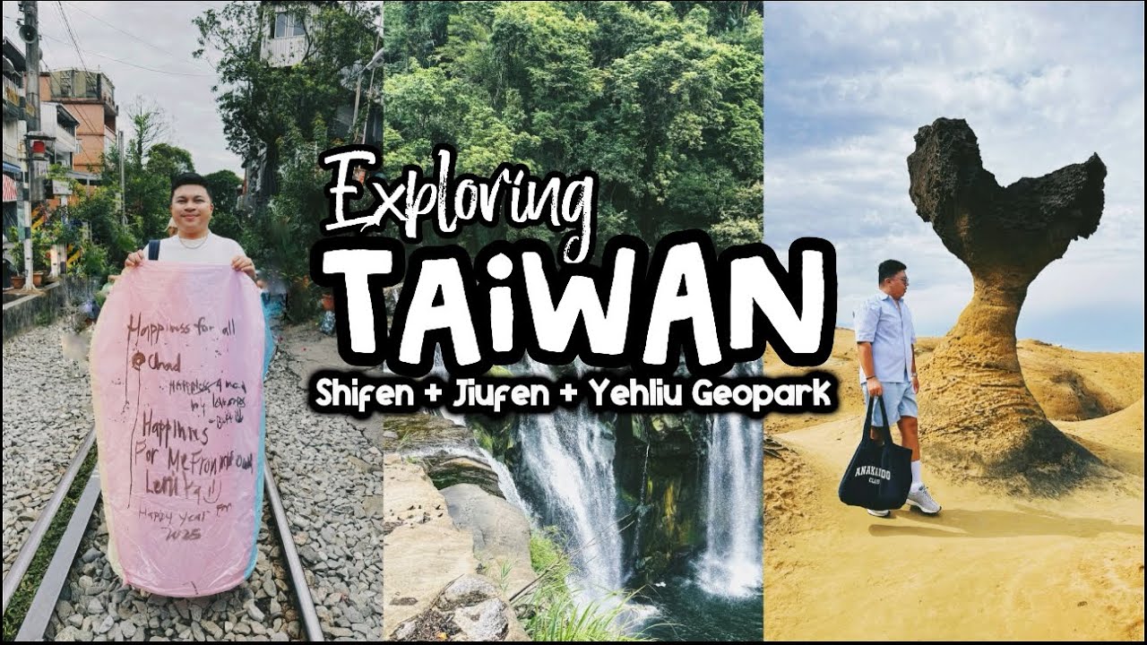 Taiwan 2025 Vlog: Shifen + Jiufen Old Street Tour + Yehliu Geopark + Exploring Taipei City