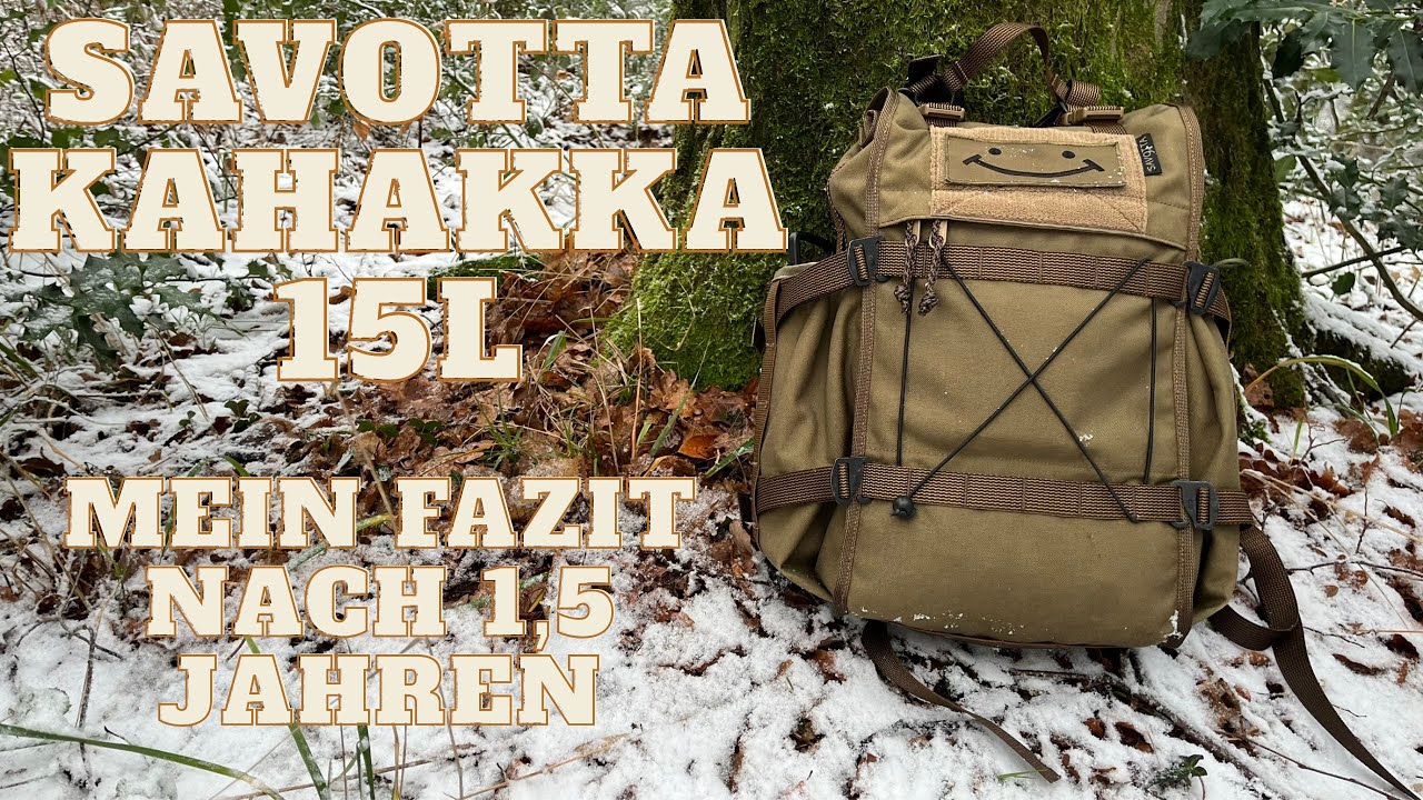 Savotta  Kahakka 15l - Mein Fazit nach 1,5 Jahren.