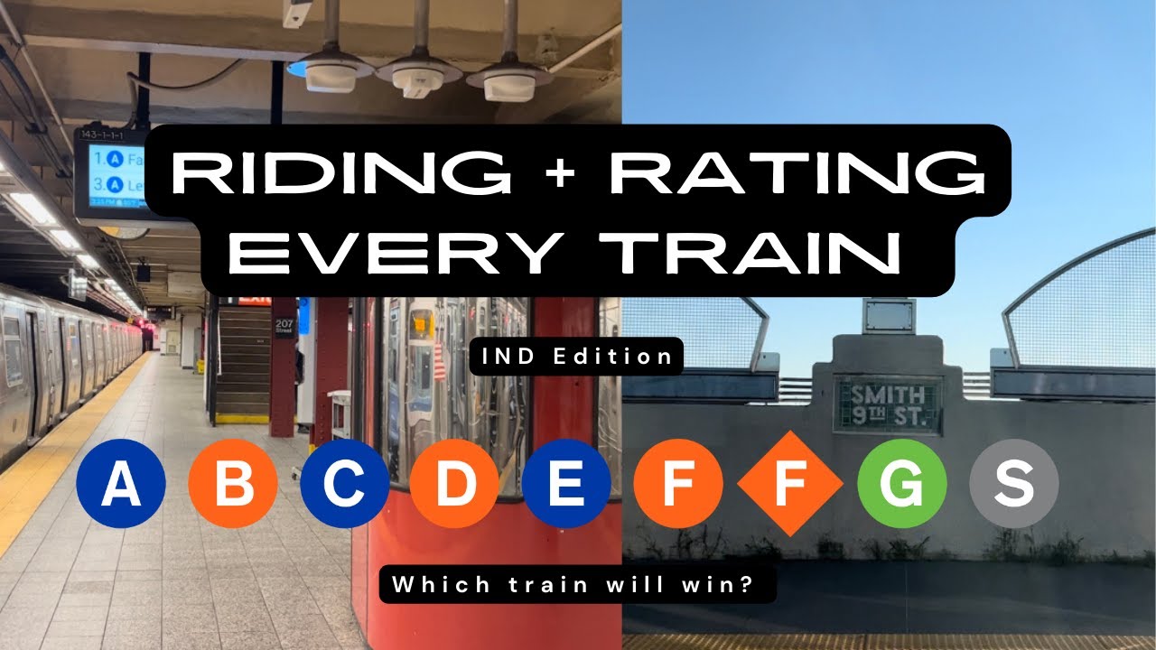 Riding Every NYC Subway Line and Rating It | IND Edition