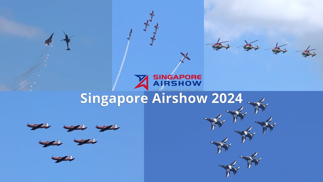 Singapore Airshow 2024 Aerial Display
