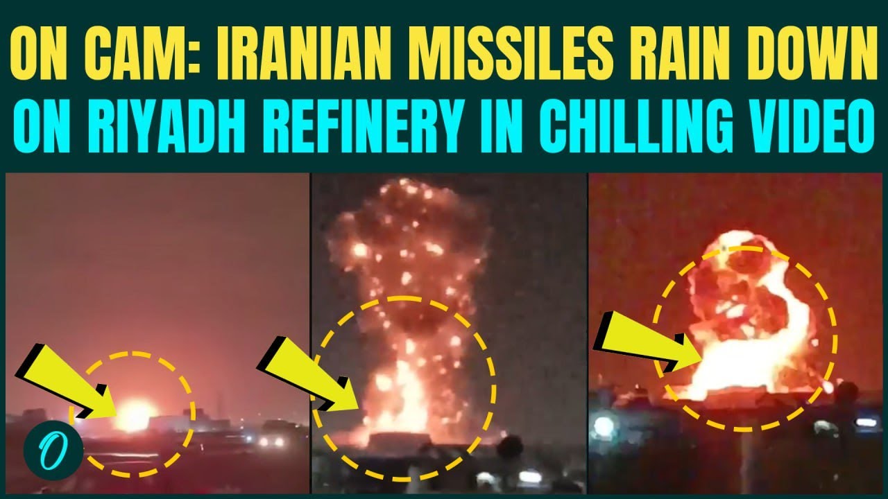 RAW FOOTAGE: Iran BOMBS Saudi Arabia BREAKING: CHILLING Video as Missiles POUND Riyadh Oil Facility