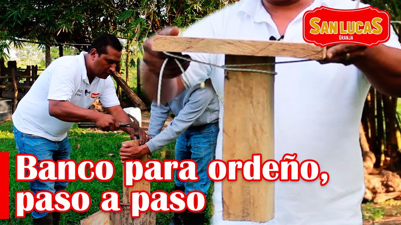 Construye un banco para orde&ntilde;ar | Material reciclado | Granja San Lucas