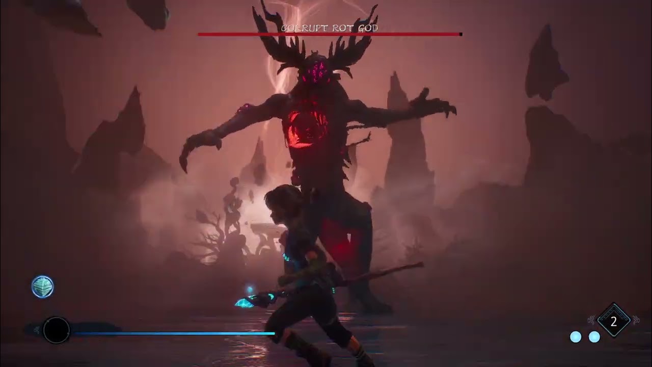 Kena Bridge of Spirits Gameplay - Corrupt Rot God