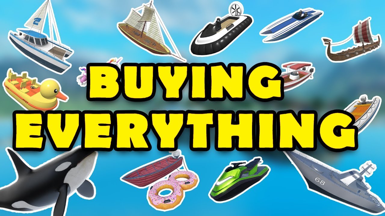 BUYING EVERYTHING IN SHARKBITE 2! (ROBLOX)