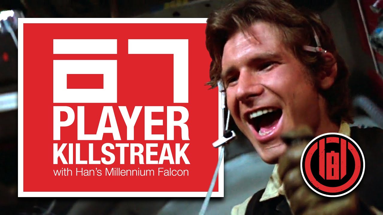 67 Player Killstreak with Han's Millennium Falcon on Fondor [SWBF2: Starfighter Assault]