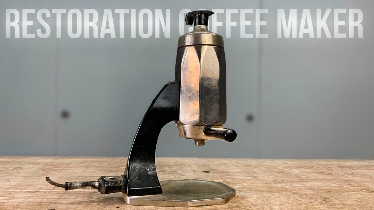 Restoration of a soviet coffee maker ※ Old espresso machine
