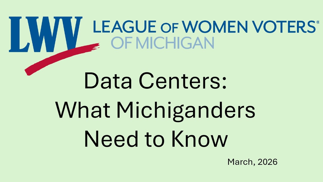 Data Centers, What Michiganders Need to Know
