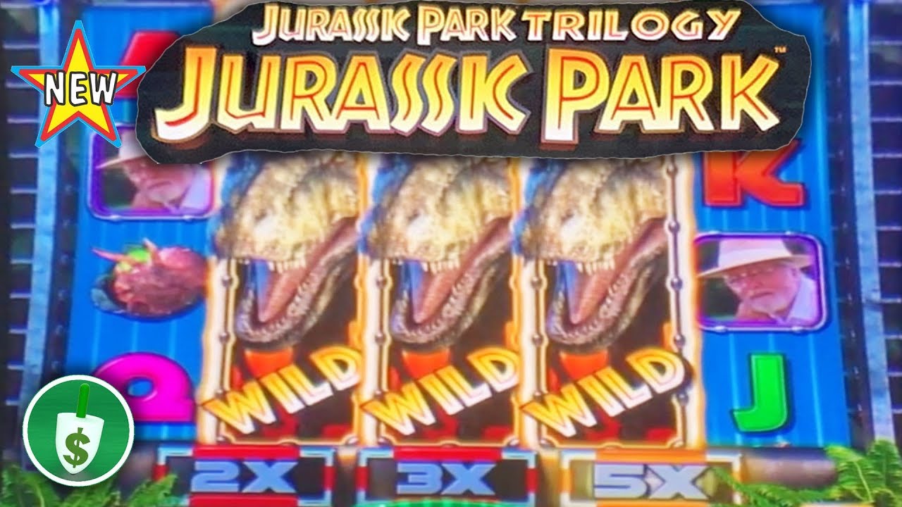 ⭐️ New - Jurassic Park Trilogy slot machine, bonus