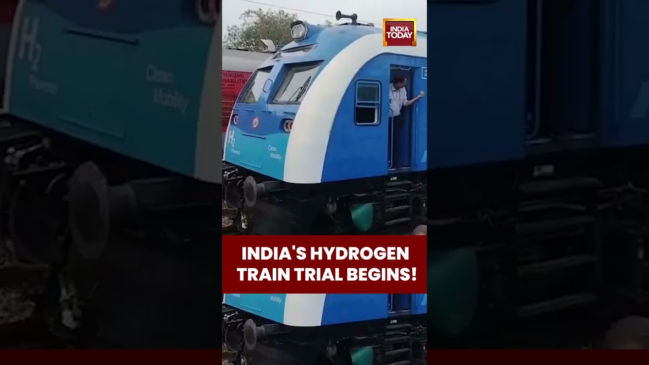 Hydrogen Train Successfully Tested Between Delhi and Jind #hydrogen  #delhi #jind #indianrailways