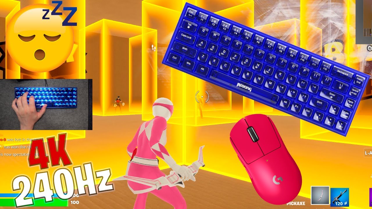 MLoong K680 II Unboxing ASMR 😴 Box Fight Gameplay 📦 Satisfying Keyboard Fortnite 4K 240 FPS 🏆
