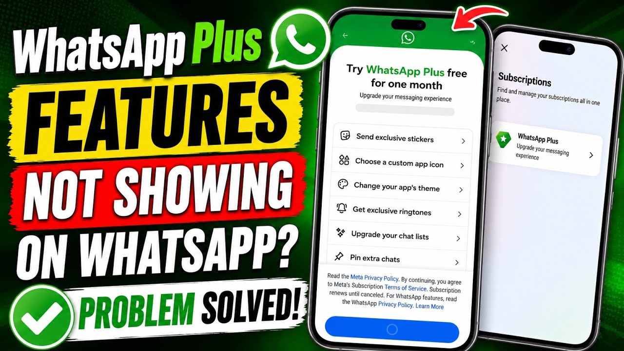 Новая функция WhatsApp Plus не отображается в WhatsApp &mdash; проблема решена || Новое обновление What...