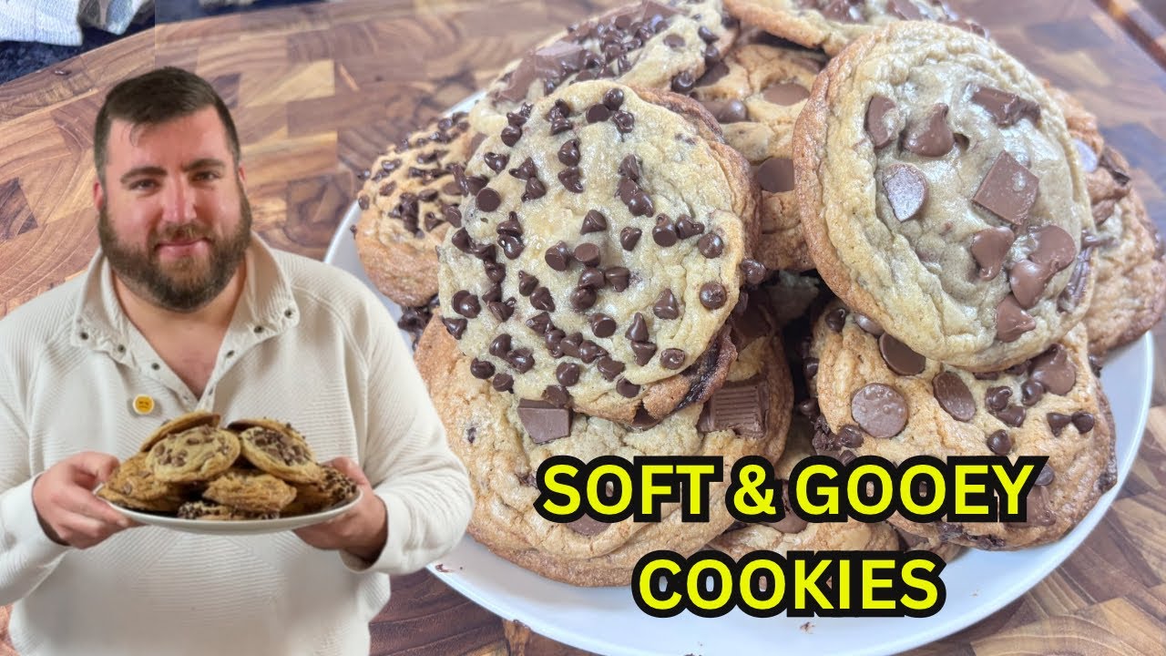 Самые лучшие печенья с шоколадной крошкой, которые вы когда-либо испечёте.
