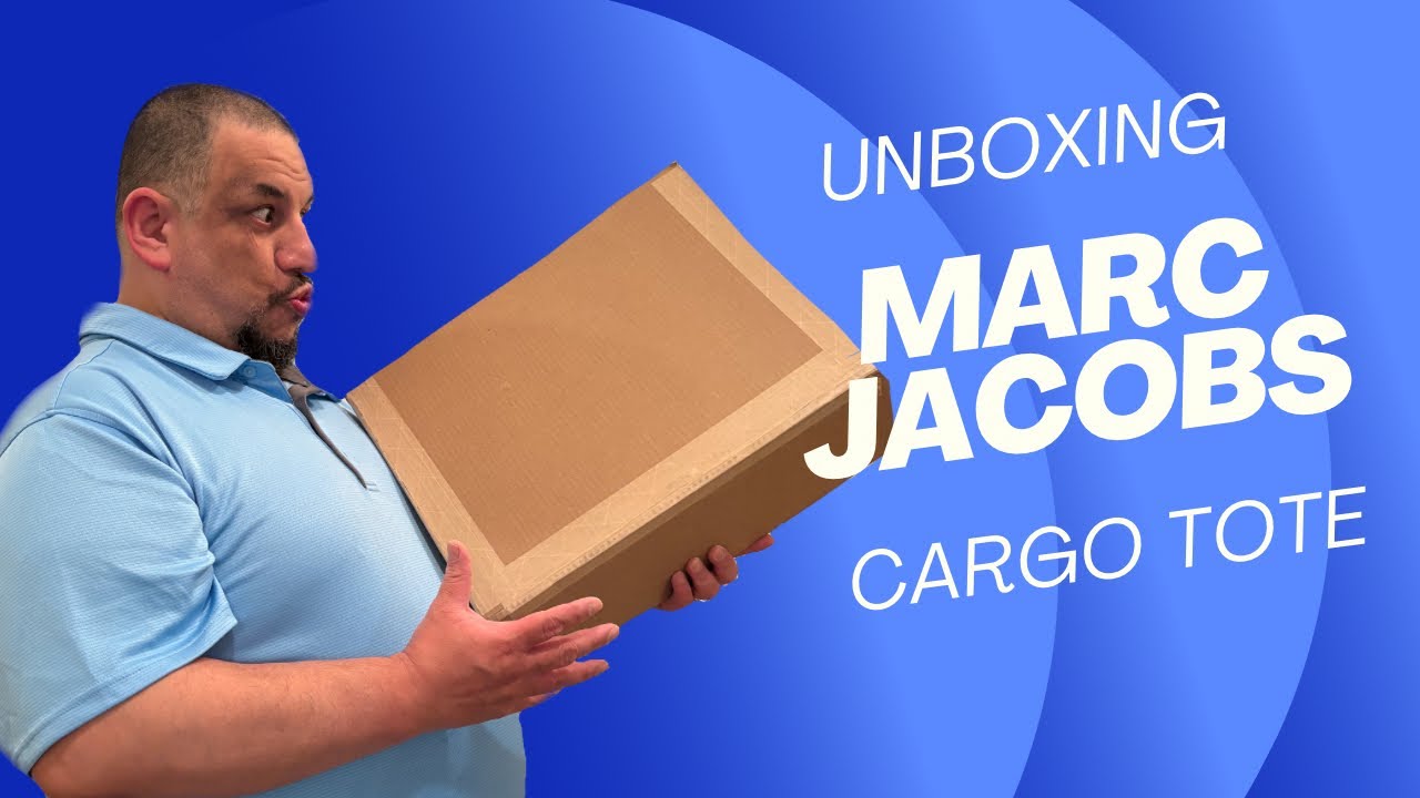 Unboxing Marc Jacobs The Cargo Canvas Medium Tote Bag