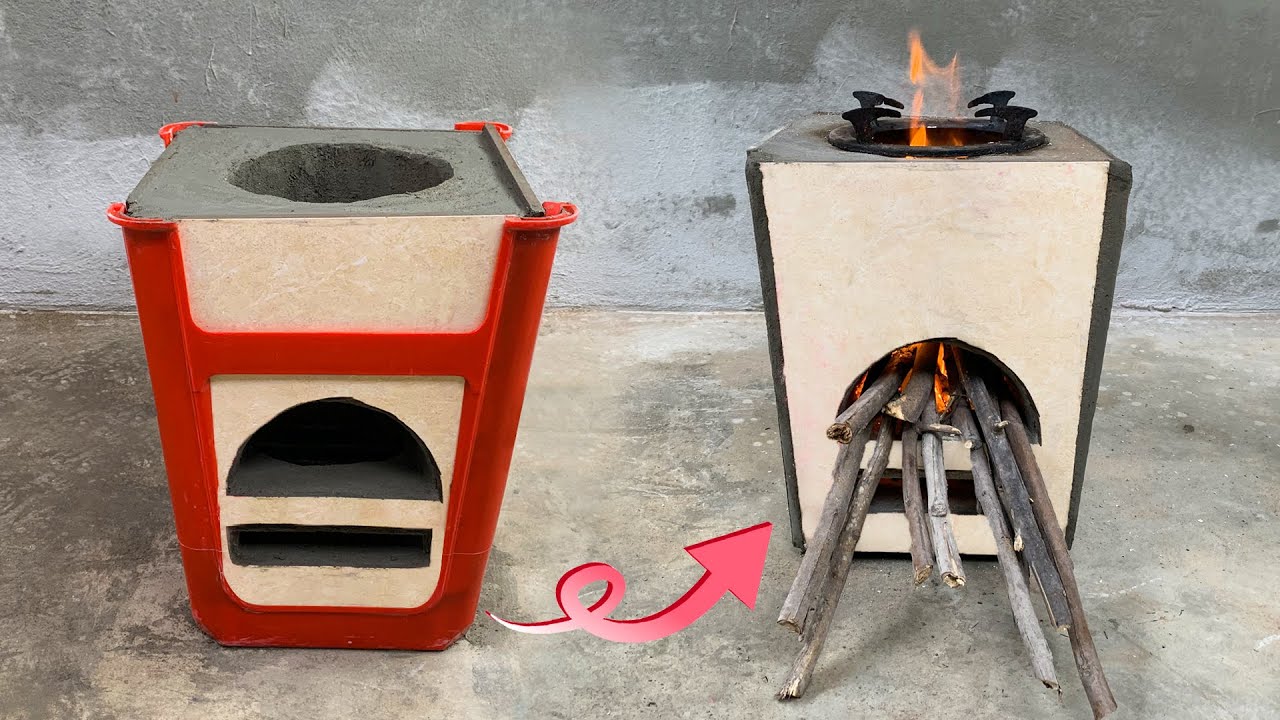 How to build a smoke free stove with chair at home