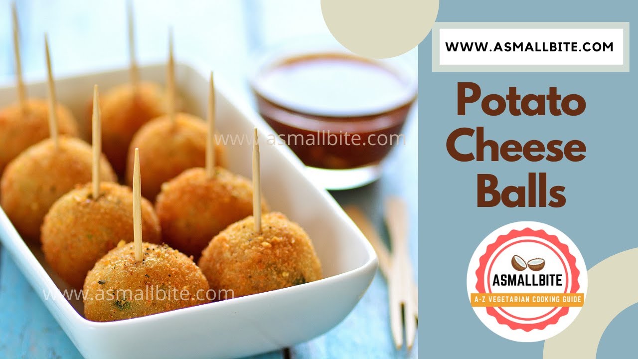 Crispy Potato Cheese Balls Recipe | Cheesy Potato Balls