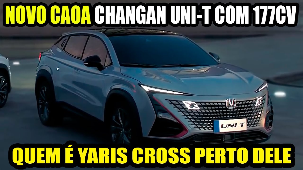 VEM AÍ O NOVO CAOA CHANGAN UNI-T MOTOR 1.5 TURBO DE 177 CV