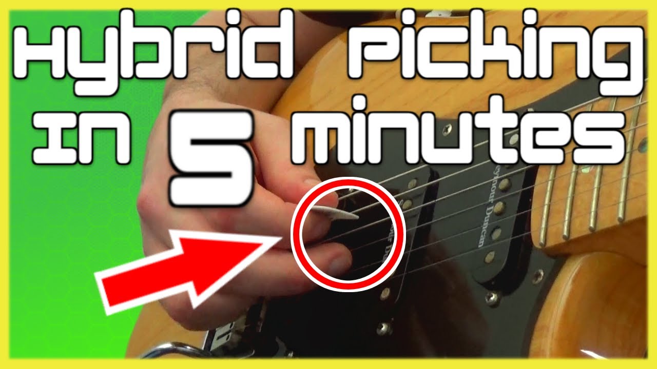 Hybrid Picking In 5 Minutes | Guitar Tutorial: Exercises, Licks & Tabs