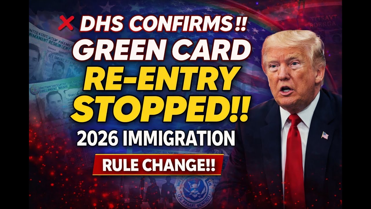 New DHS Re-Entry Rules 2026 - Green Card Holders Stopped at Border