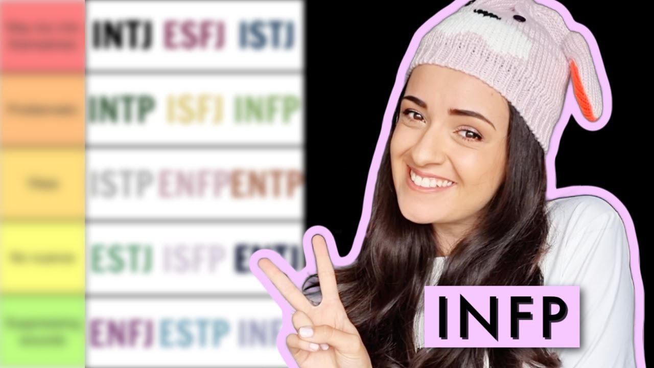 INFP tier-ranking the 16 personalities